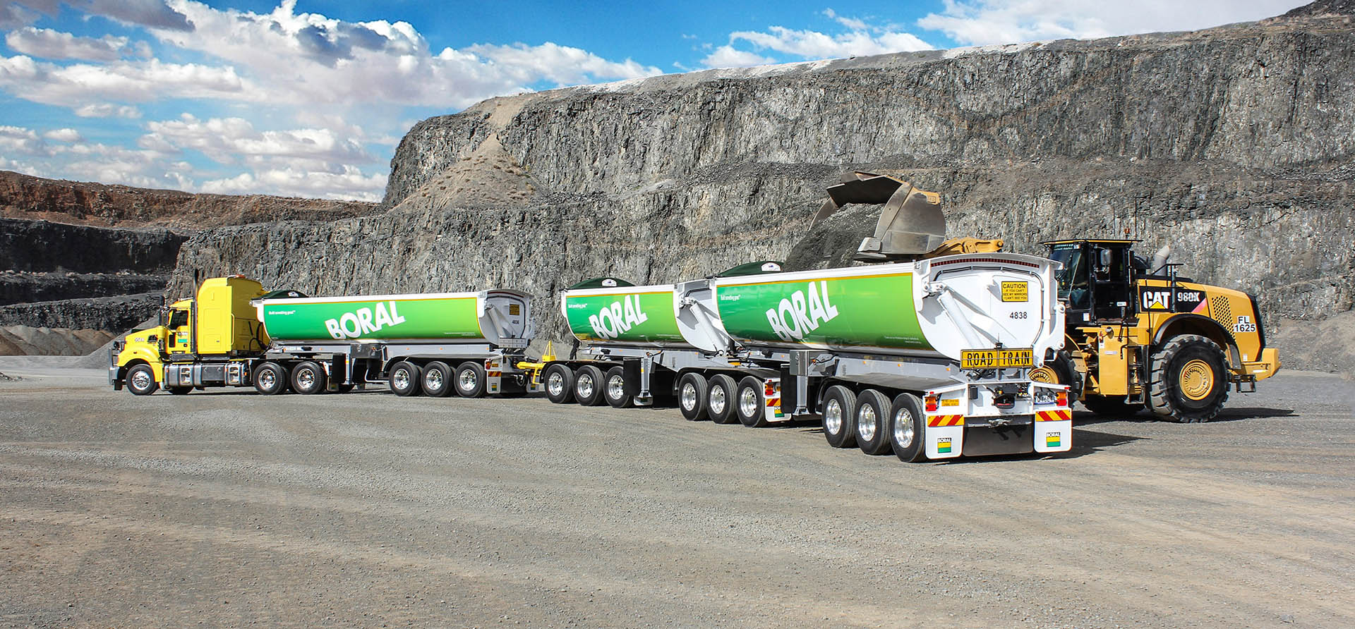 Boral Logistics Invests in AZMEB Side Tipper Road Trains